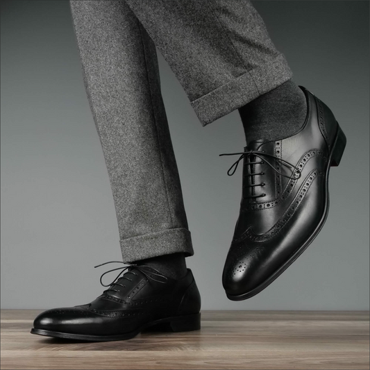 Lusso | FINO Midnight Paragon Monarch Wingtip Oxford