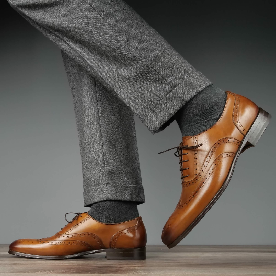 Lusso | FINO Amber Regent Sovereign Wingtip Oxford