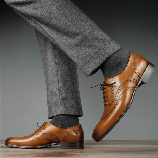 Lusso | FINO Amber Regent Sovereign Wingtip Oxford