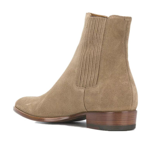 High Quality Brand Pointed Toe Chelsea Boot for Men's