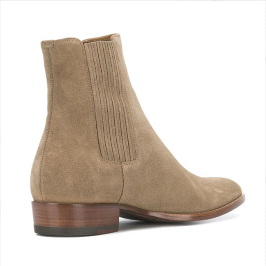 High Quality Brand Pointed Toe Chelsea Boot for Men's