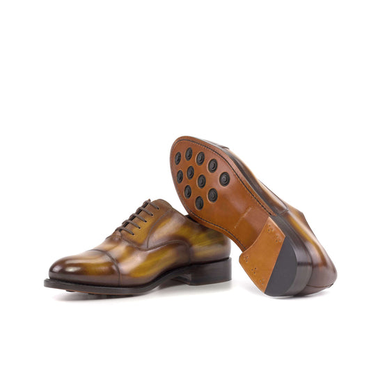 Lusso & FINO | Good Year Welted Patina Finished Oxford Shoe For Men's