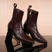 Lusso | Fino Crimson Eclipse Regal Croc Prestige Boot