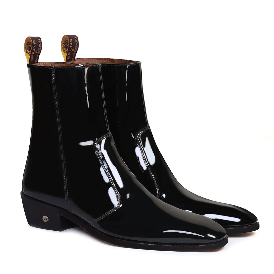 Lusso | FINO Noir Gloss Prestige Boot For Men's