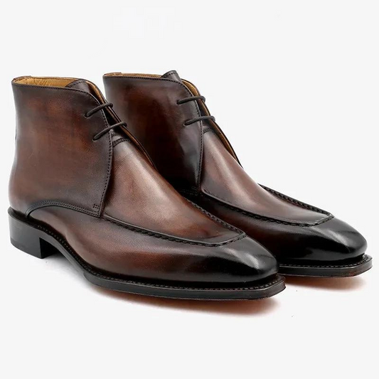 Espresso Burnish Leather Formal Boot