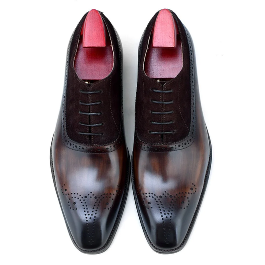 Brunel Suede-Patina Oxford