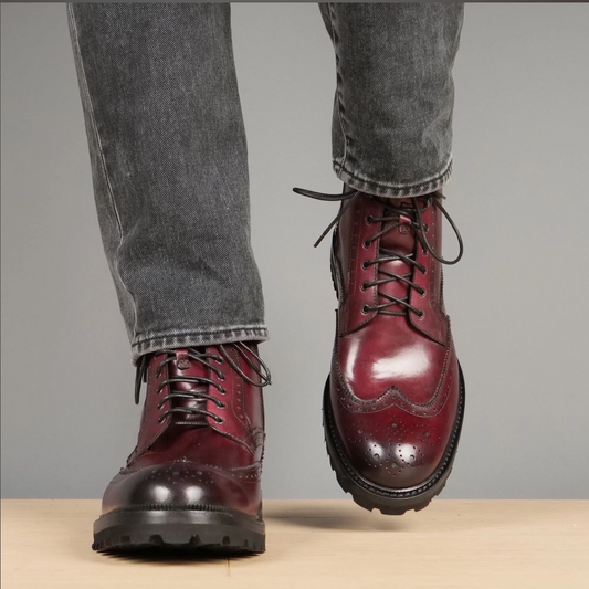 Lusso | FINO OxBlood Monarch Wingtip Heritage Edition