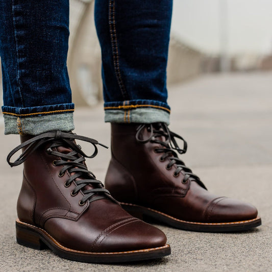 LUSSO & FINO — The Torino Cap-Toe Boot