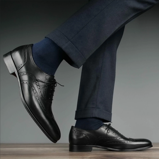 Lusso | FINO Midnight Paragon Monarch Wingtip Oxford