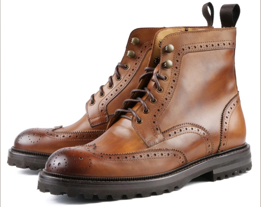 Lusso | FINO Amber Forge Highland Wingtip Valor Edition