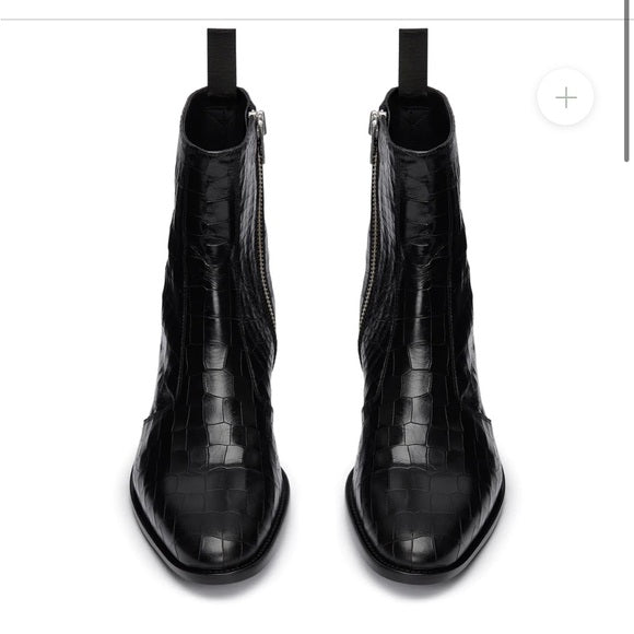 Lusso | FINO Midnight Viper Luxe Zip Boot