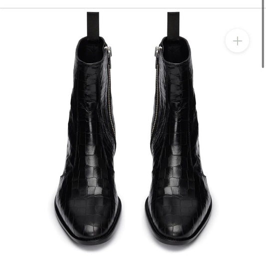Lusso | FINO Midnight Viper Luxe Zip Boot