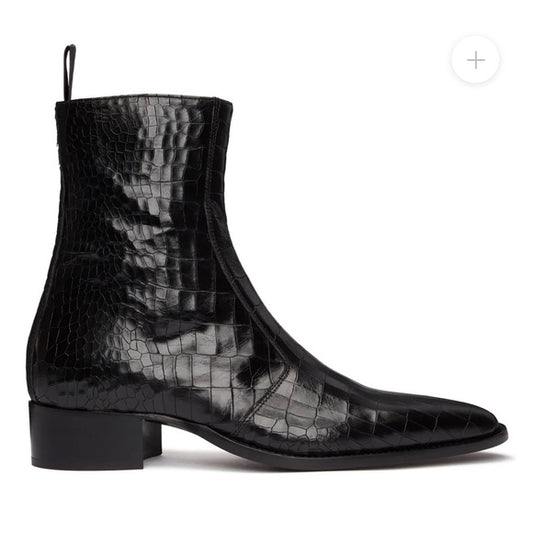 Lusso | FINO Midnight Viper Luxe Zip Boot