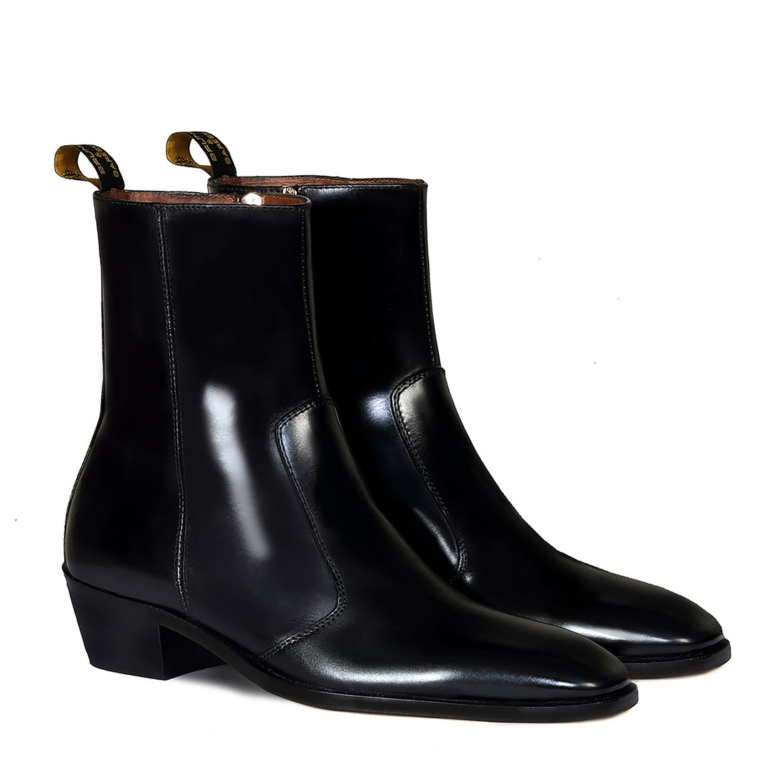 Lusso | Fino Noir Stitched Cuban Legacy Boot