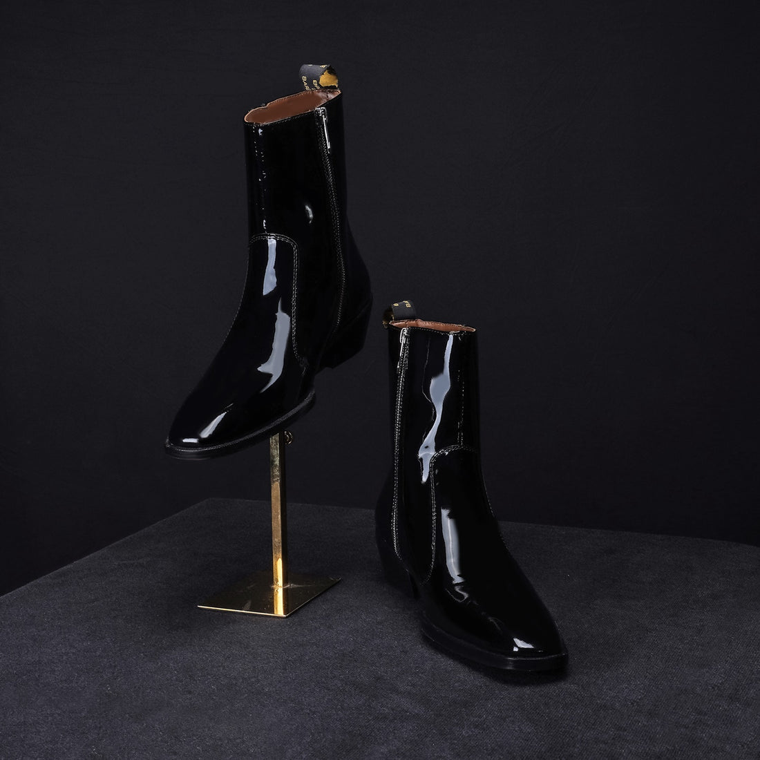 Lusso | FINO Noir Gloss Prestige Boot For Men's