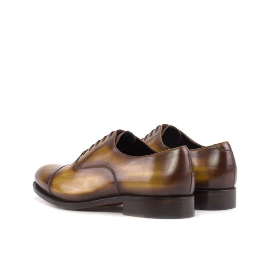 Lusso & FINO | Good Year Welted Patina Finished Oxford Shoe For Men's