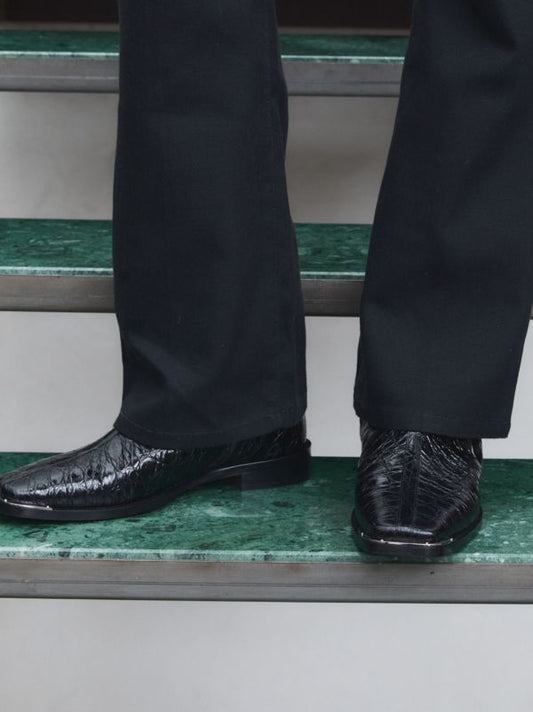 Lusso | FINO Noir Sovereign Sleek Croc Boot