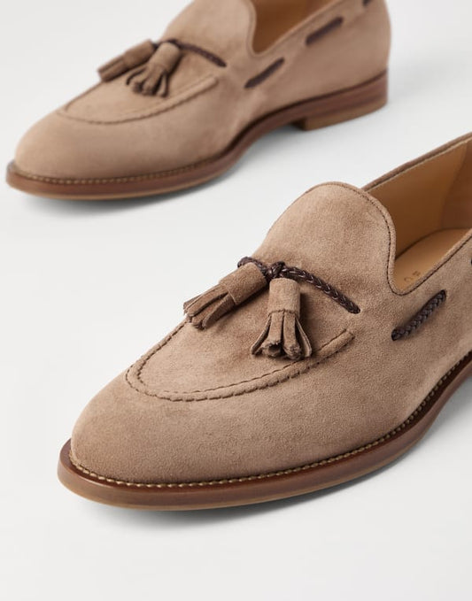 Lusso | FINO Sundown Dune Braided Tassel Loafer
