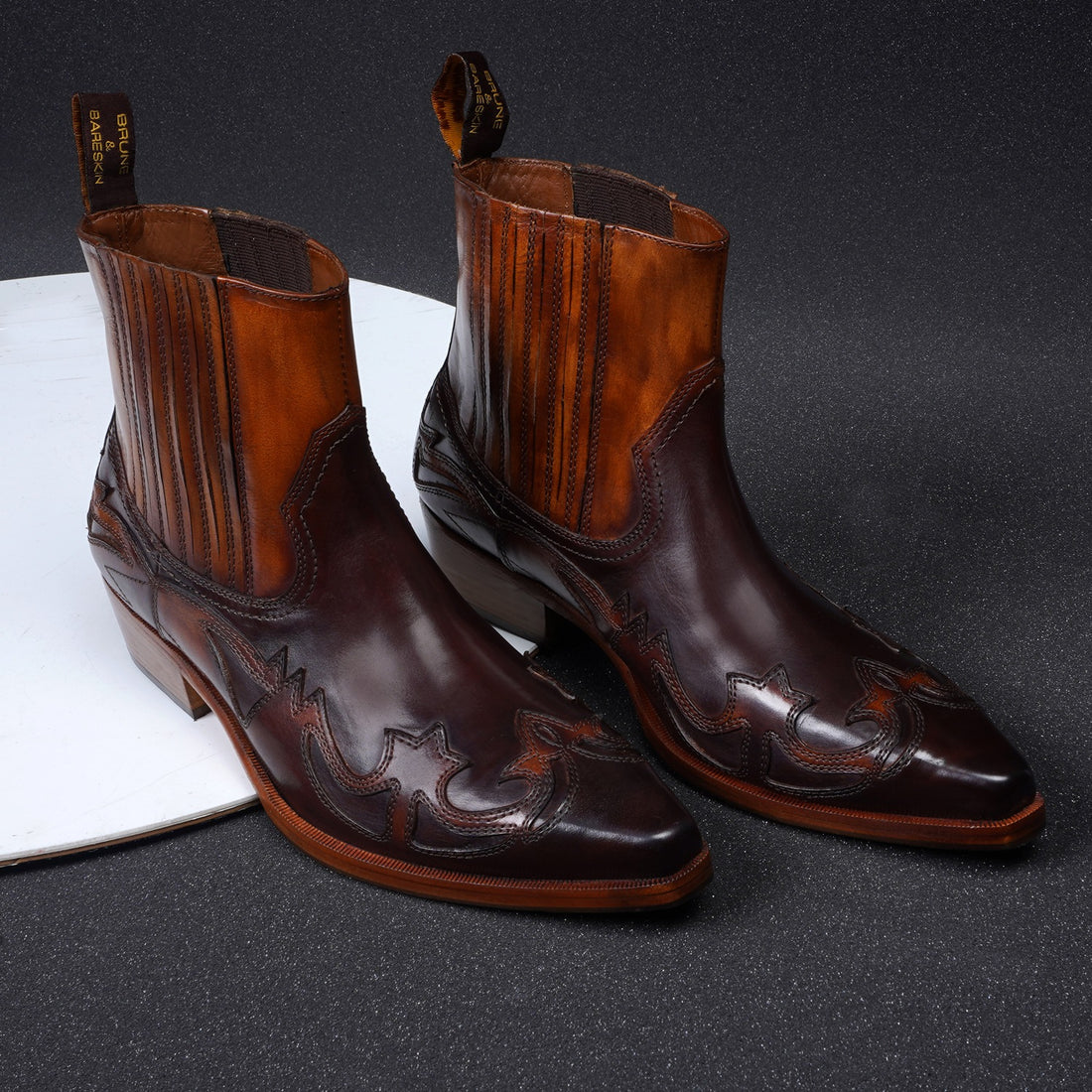 Lusso | FINO Twilight Ember Leather Wanderer Boots