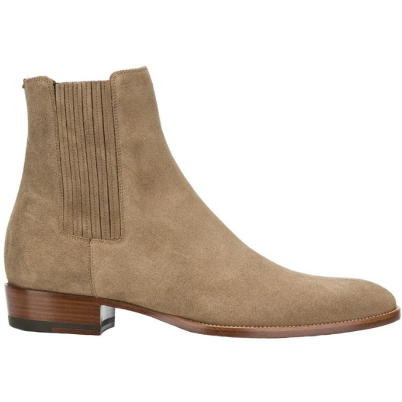 High Quality Brand Pointed Toe Chelsea Boot for Men's