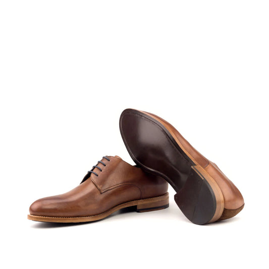 Full-Grain Leather Derby Lace-Ups with Ventilated Design