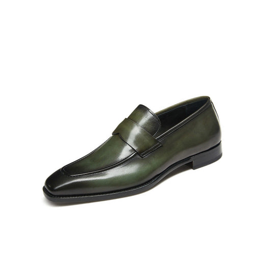 Lusso Fino| Emerald Luxe Business Loafer For Men's