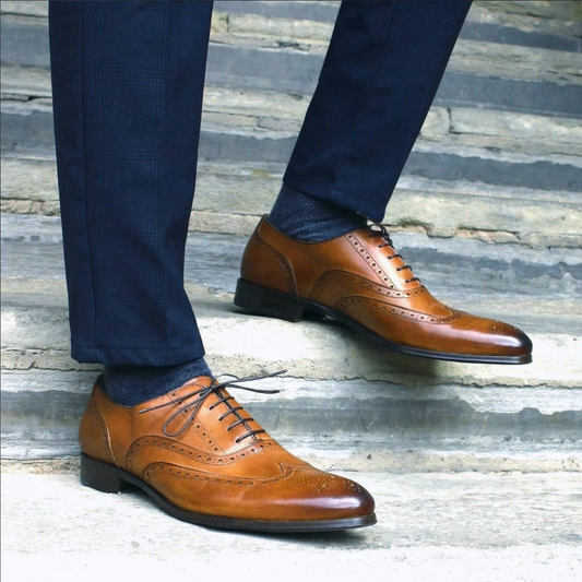 Lusso | FINO Amber Regent Sovereign Wingtip Oxford