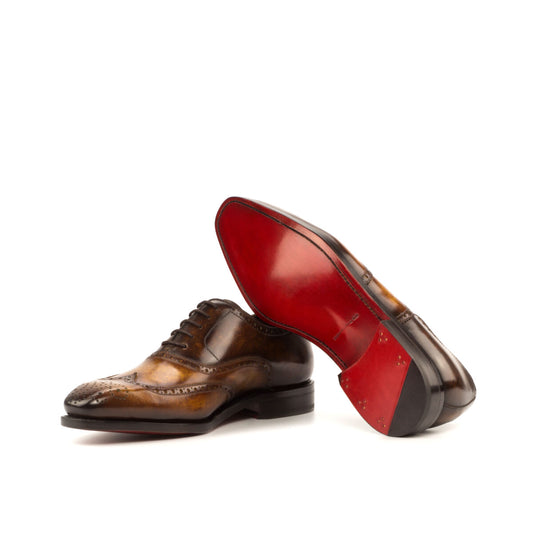 Mille Dollari Classic Stylish Patina Full Brogue Shoes