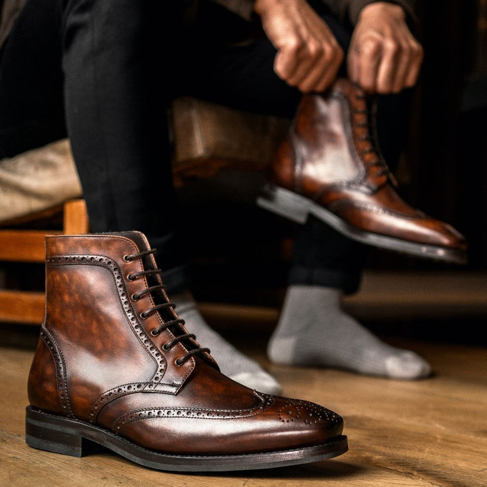LUSSO FINO — The Vittorio Brogue Boot