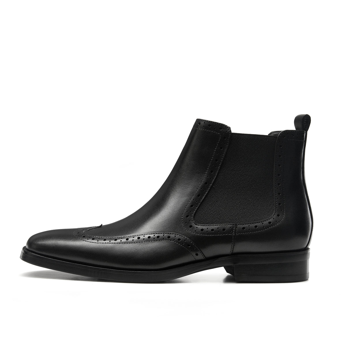 Midnight Brogue Classic Chelsea Boot For Men's