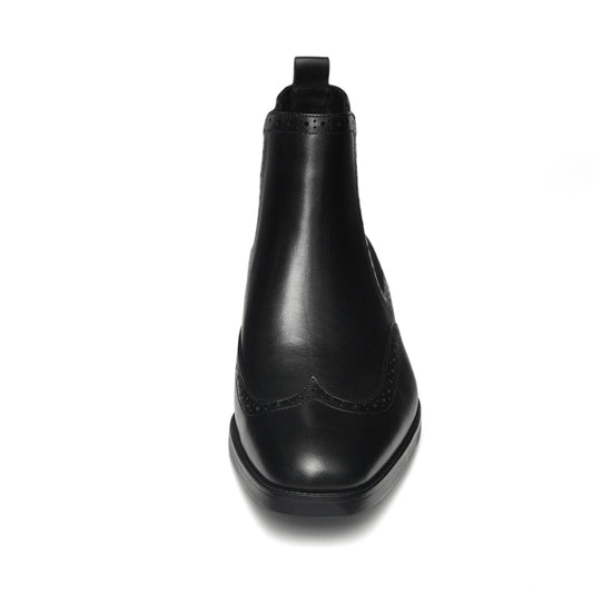 Midnight Brogue Classic Chelsea Boot For Men's