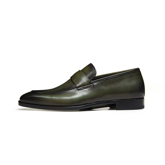 Lusso Fino| Emerald Luxe Business Loafer For Men's