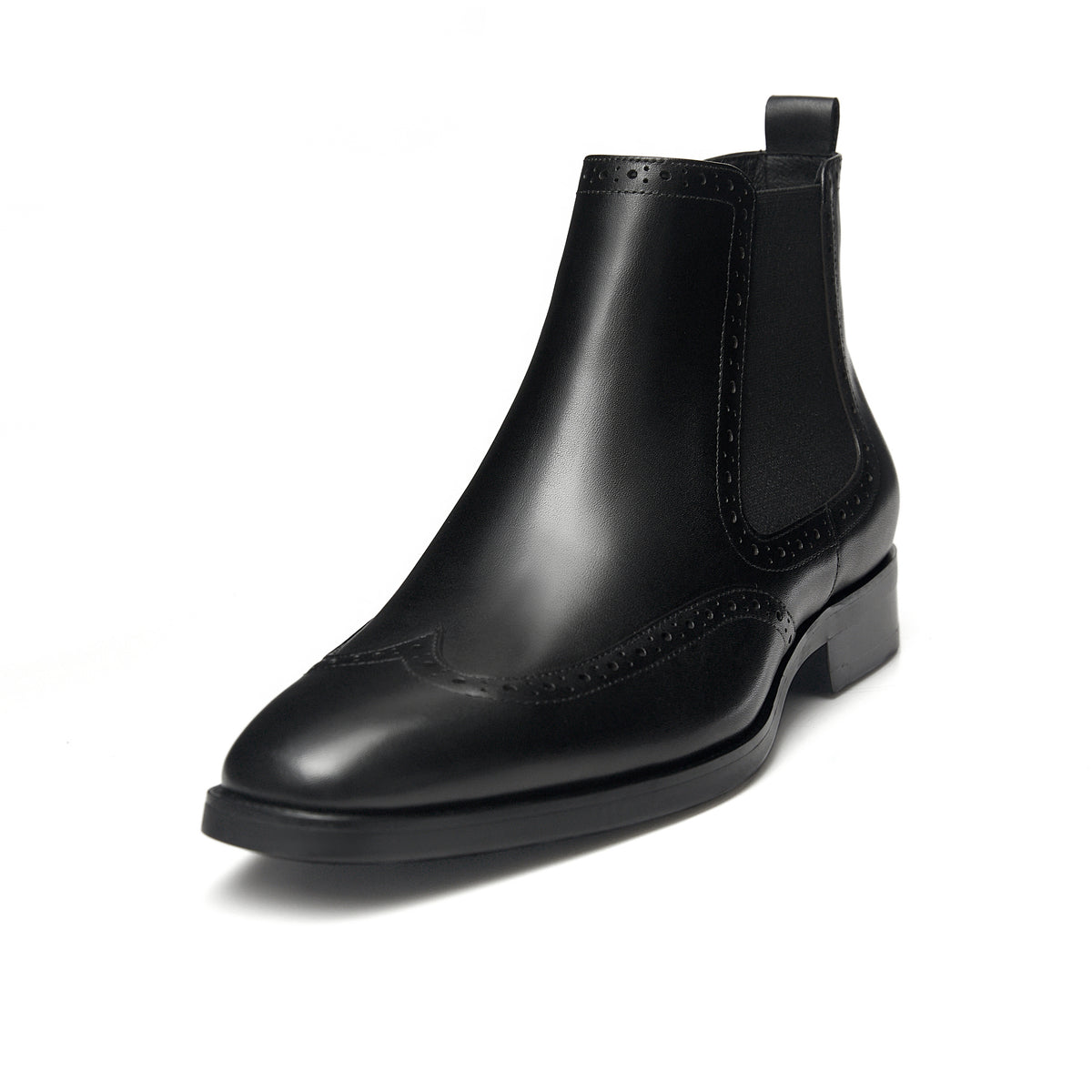 Midnight Brogue Classic Chelsea Boot For Men's