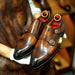 LUSSO & FINO | Handmade Double Monk Strap Business Shoe For Men's
