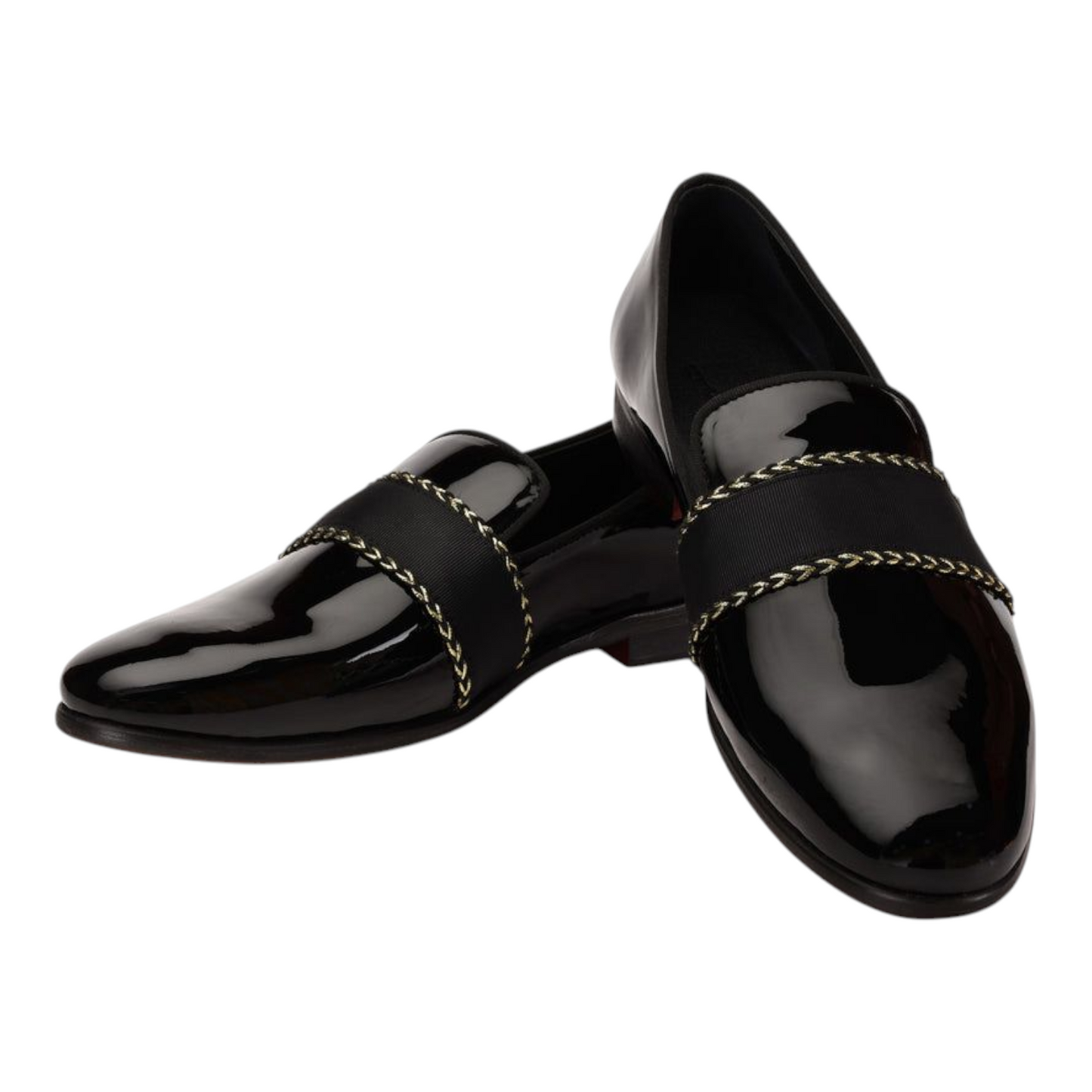 Lusso Fino Noir Élite Patent Loafers