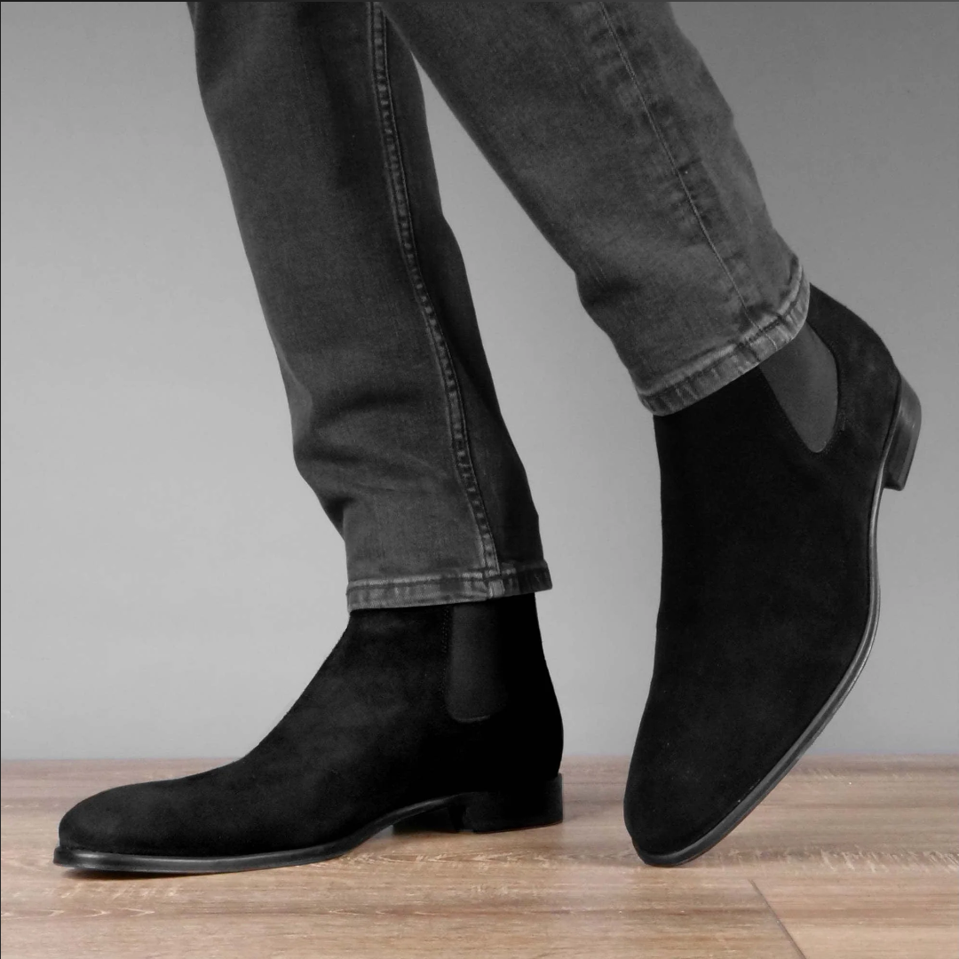Lusso | FINO Obsidian Eclipse Midnight Suede Chelsea