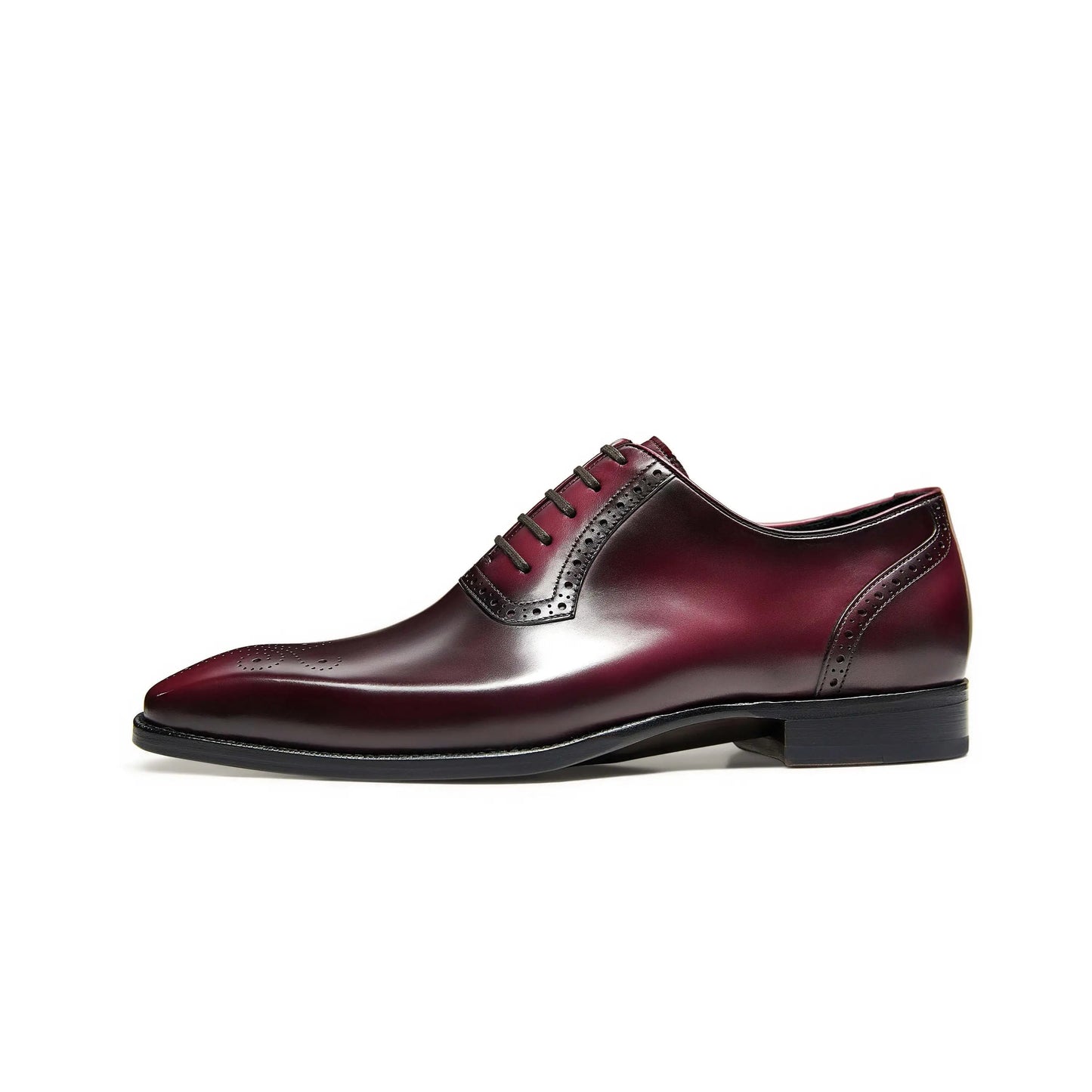 Burgundy Luxe Oxford Shoe for Men's