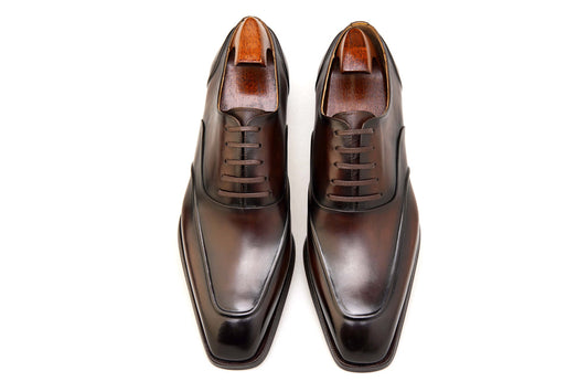Lusso & FINO | Classic Balmoral Oxford Leather Shoe For Men's