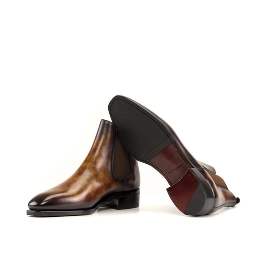 Lusso | Fino Tuscan Burnished Leather Chelsea Boot for Men's