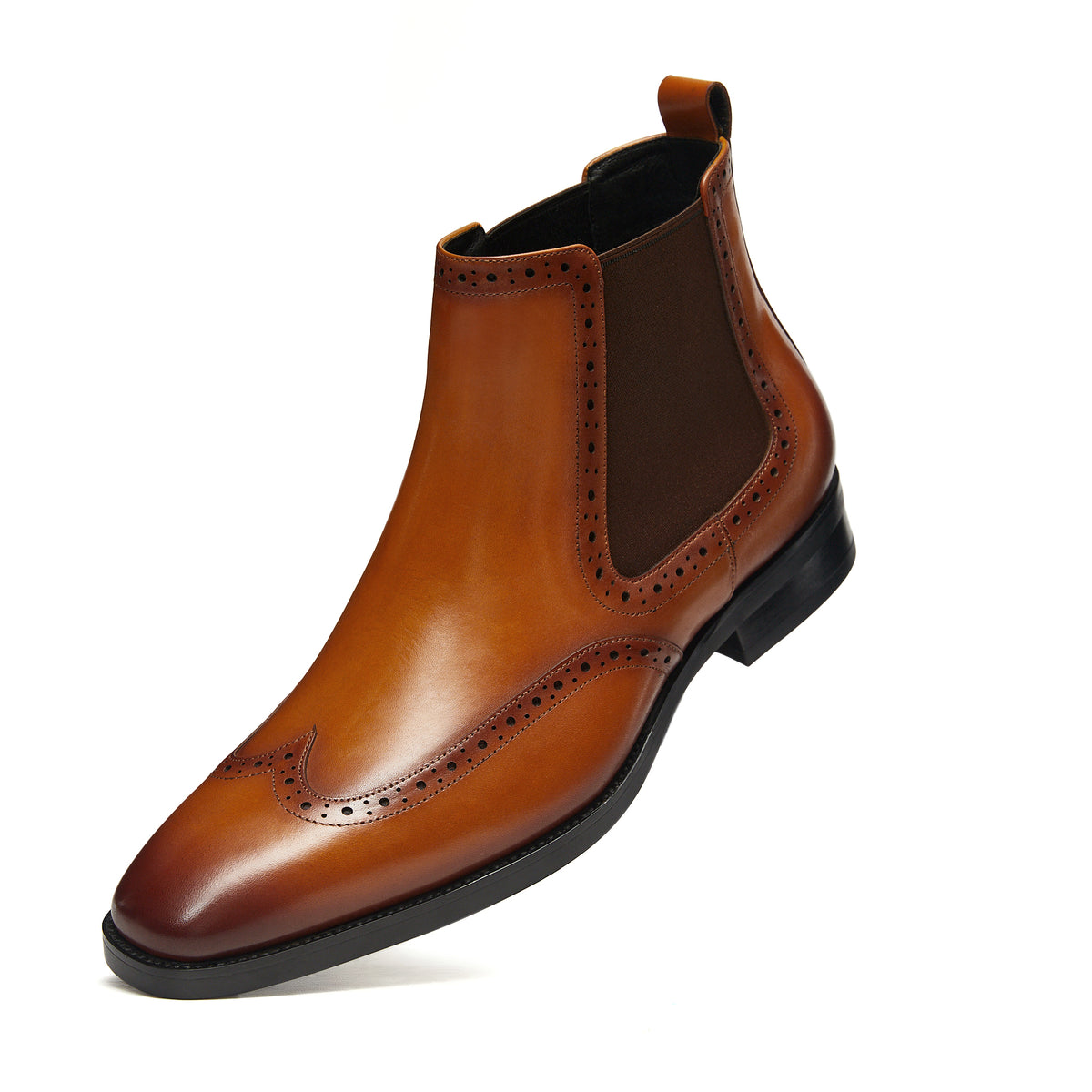 Golden Wingtip Heritage Chelsea Boot
