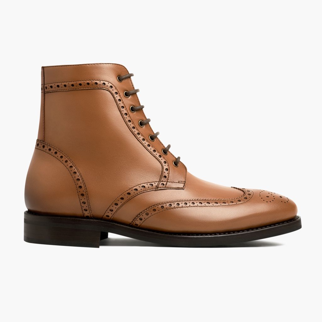 LUSSO & FINO The Windsor Brogue – Goodyear Welted Heritage Boot