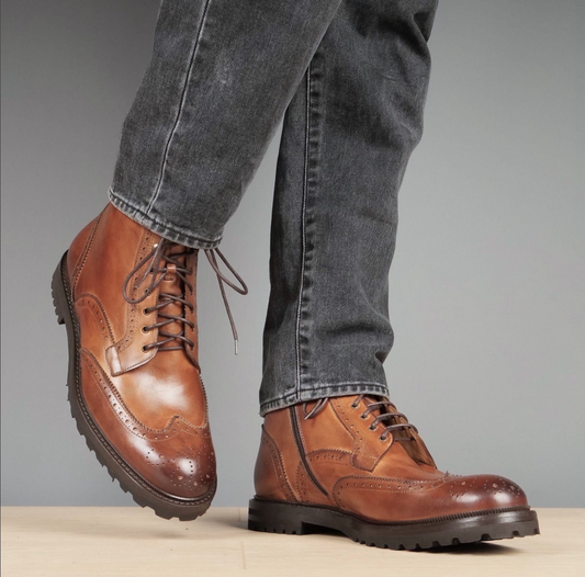 Lusso | FINO Amber Forge Highland Wingtip Valor Edition