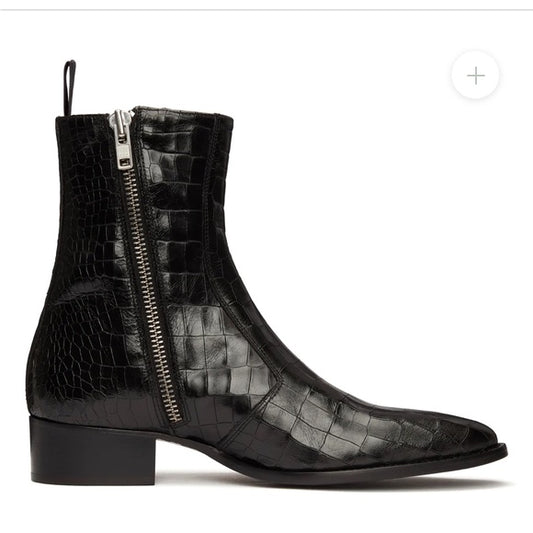 Lusso | FINO Midnight Viper Luxe Zip Boot