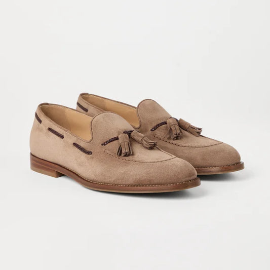 Lusso | FINO Sundown Dune Braided Tassel Loafer