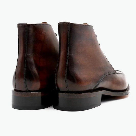 Espresso Burnish Leather Formal Boot