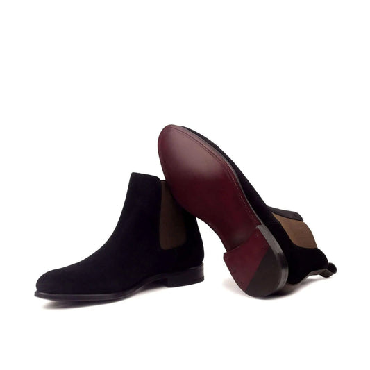 Lusso | Fino Midnight Elegance Suede Chelsea Boot For Men's
