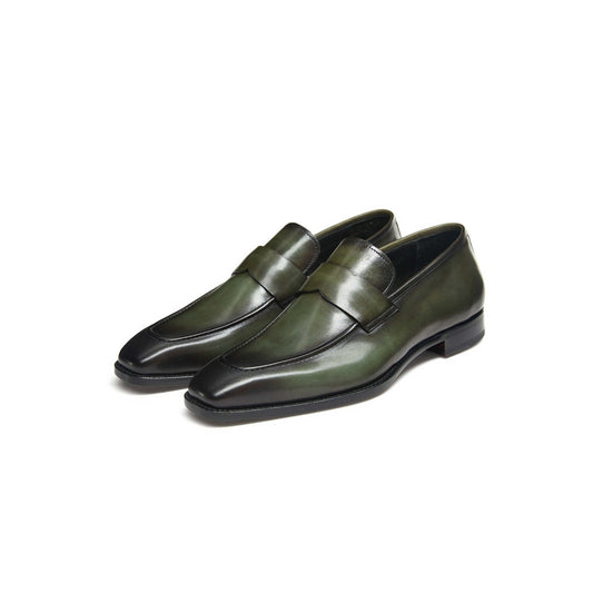 Lusso Fino| Emerald Luxe Business Loafer For Men's