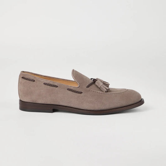 Lusso | FINO The Five O'Clock Suede Tassel Loafer For Men's