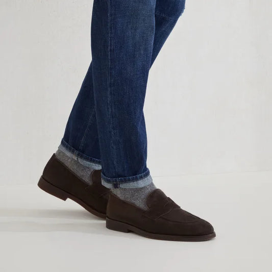 Lusso| Fino Mocha Dusk Heritage Penny Loafer