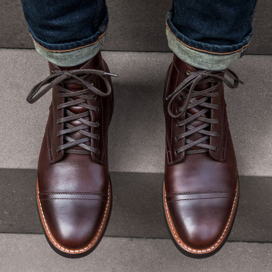 LUSSO & FINO — The Torino Cap-Toe Boot